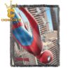 Spider Man Brand New Day Screen X 2026 Marvel Studio Hooded Fleece Woven Blanket Tapestry