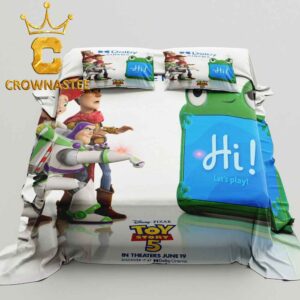 Toy Story 5 Disney Movie 2026 Dolby Cinema Pillow Cover Bedding Set