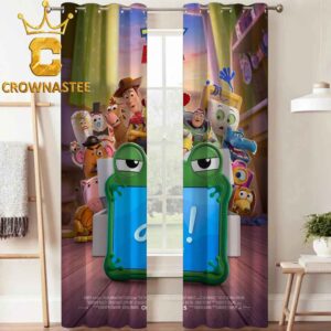Toy Story 5 Disney Movie 2026 Hi Let’s Play Home Decor Window Curtain