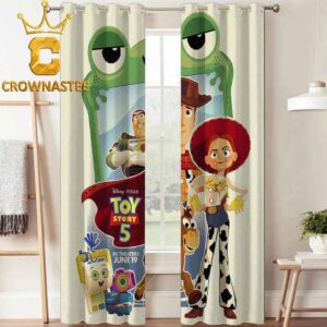 Toy Story 5 Disney Movie 2026 In Theaters June 19th Home Decor Window Curtain