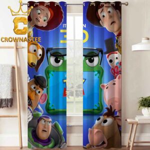 Toy Story 5 Disney Movie 2026 June 19th In 3D Home Decor Window Curtain