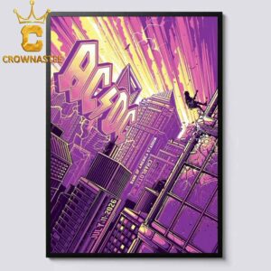 ACDC Bank of America Stadium 2026 Charlotte July 11th PWR UP Tour Home Decor Poster Canvas