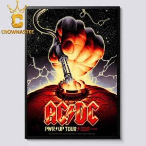 ACDC Camp Randall Stadium 2026 Madison WI July 19th PWR UP Tour Home Decor Poster Canvas