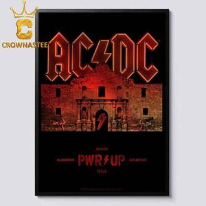 ACDC San Antonio TX 2026 Alamodome July 25th Home Decor Poster Canvas