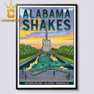 Alabama Shakes The Athem 2025 Washington DC September 19th Home Decor Poster Canvas
