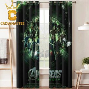 Avengers Doomsday December 2026 Marvel Studios Home Decor Window Curtain