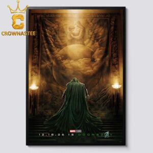 Avengers Doomsday Dr Doom New Poster 2026 December 18th Home Decor Poster Canvas