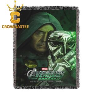Avengers Doomsday Tony Stark December 2026 Hooded Fleece Woven Blanket Tapestry