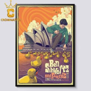 Ben Schwartz Sydney Opera House 2025 Australia May 3rd Home Decor Poster Canvas