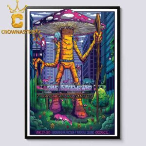 Dave Matthews Band Huntington Bank Pavillion At Northerly Island 2025 Chicago IL June 27th Home Decor Poster Canvas