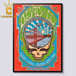 Dead & Company Golden Gate Park 2025 San Francisco CA August 3rd Home Decor Poster Canvas