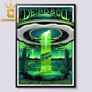 Dead & Company Sphere Las Vegas 2025 May 17th Home Decor Poster Canvas