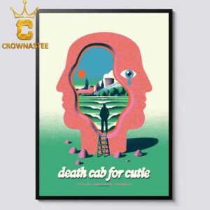 Death Cab For Cutie Jacobs Pavillion 2026 Cleveland OH July 15th Home Decor Poster Canvas