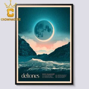Deftones 2026 Australia New Zealand Tour Dates Home Decor Poster Canvas