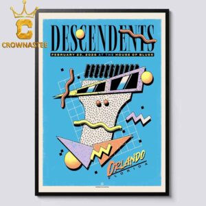 Descendents The House Of Blues 2026 Orlando FL February 23rd Home Decor Poster Canvas
