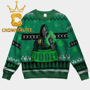Doctor Doom Avenger Doomsday Marvel Studio Christmas Ugly Sweater