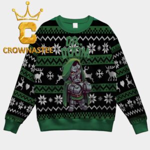 Dr Doom Avenger Doomsday Marvel Studio Christmas Ugly Sweater
