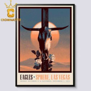 Eagles Sphere Las Vegas 2025 October 31st November 1st Home Decor Poster Canvas