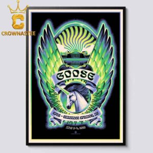 Goose The Band Saratoga Performing Arts Center 2026 Saratoga Springs NY July 3rd 4th Home Decor Poster Canvas