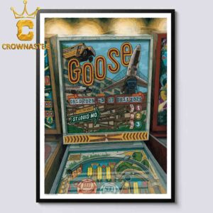 Goose The Band The Factory 2025 St Louis MO June 10th 11th Home Decor Poster Canvas