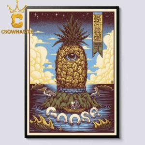 Goose The Band The Firefly Distillery 2026 Charleston SC June 23rd 24th Home Decor Poster Canvas