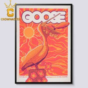 Goose The Band The Masonic 2025 San Francisco CA May 28th Home Decor Poster Canvas