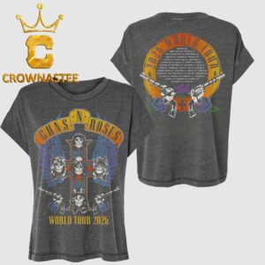 Guns N’ Roses 2026 World Tour Dates Two Sided T-Shirt