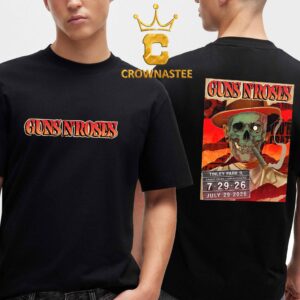 Guns N’ Roses Credit Union 1 Amphitheatre 2026  Tinley Park IL July 29th Two Sided T-Shirt