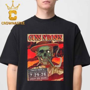 Guns N’ Roses Credit Union 1 Amphitheatre 2026  Tinley Park IL July 29th Unisex T-Shirt