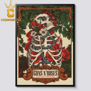 Guns N’ Roses Raleigh NC 2026 Carter Finley Stadium July 23th Home Decor Poster Canvas