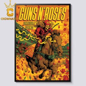 Guns N’ Roses Saratoga Springs NY 2026 Albany Med Health System SPAC July 26th Home Decor Poster Canvas