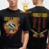 Guns N’ Roses World Tour Dates 2026 Angle Washed Two Sided T-Shirt
