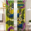 Illumination’s Minions And Monsters Movie 2026 Home Decor Window Curtain