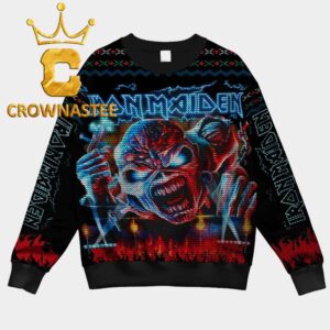 Iron Maiden 3D Eddie Christmas Ugly Sweater