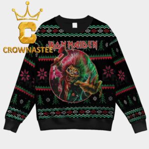 Iron Maiden Run For Your Live 2026 Christmas Ugly Sweater