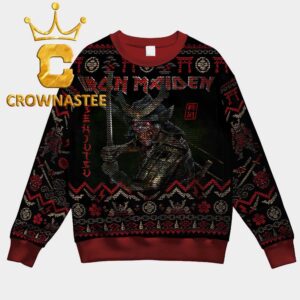 Iron Maiden Senjutsu Album Christmas Ugly Sweater
