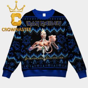 Iron Maiden Seventh Son Of A Seventh Son Album Christmas Ugly Sweater