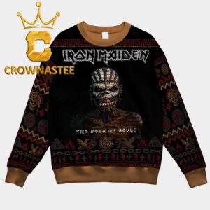 Iron Maiden The Book Of Souls Album Christmas Ugly Sweater