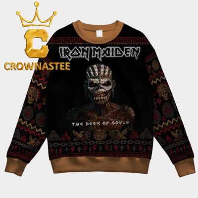 Iron Maiden The Book Of Souls Album Christmas Ugly Sweater