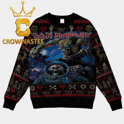 Iron Maiden The Final Frontier Album Christmas Ugly Sweater