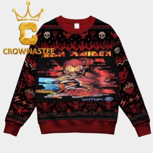 Iron Maiden Virtual XI Album Christmas Ugly Sweater