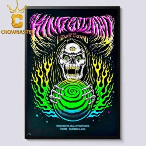 King Gizzard And The Lizard Wizard Aviva Studios 2025 Manchester UK October 31st Home Decor Poster Canvas