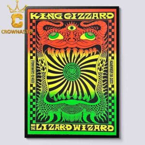 King Gizzard And The Lizard Wizard Columbiahalle 2025 Berlin DE November 10th Home Decor Poster Canvas