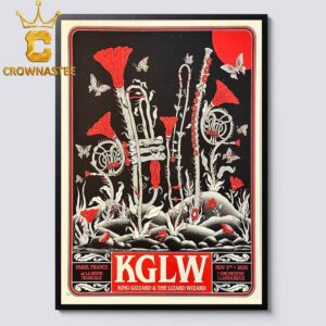 King Gizzard And The Lizard Wizard La Seine Musicale 2025 Paris France November 5th Home Decor Poster Canvas