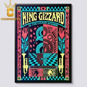 King Gizzard And The Lizard Wizard Mainstage 2025 Den Bosch NL November 7th Home Decor Poster Canvas