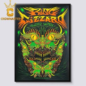 King Gizzard And The Lizard Wizard The Pavilion Ravinia Festival 2025 Highland Park IL Augutst 6th Home Decor Poster Canvas