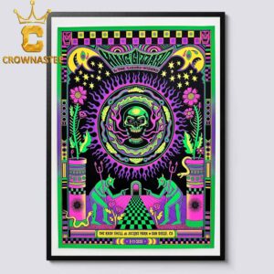 King Gizzard And The Lizard Wizard The Rady Shell at Jacobs Park 2025 San Diego CA August 11th Home Decor Poster Canvas