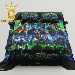 Marvel Studio Avengers Iron Man Doomsday December 2026 Pillow Cover Bedding Set