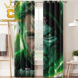 Marvel Studios Avengers Doomsday 2026 Home Decor Window Curtain