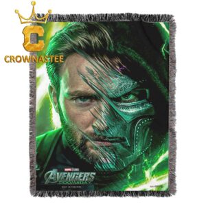 Marvel Studios Avengers Doomsday 2026 Hooded Fleece Woven Blanket Tapestry